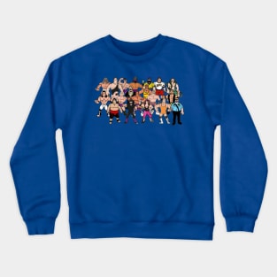 Wrestling roster Crewneck Sweatshirt